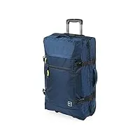 jaslen - valise souple à roulettes. sac voyage roulette - valise souple. sac de voyage à roulettes résistant et léger - valise grande taille. grande valise 101570, bleu marine