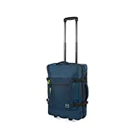jaslen - valise cabine avion - bagages cabine résistant - petite valise semi rigide - bagage cabine 2 roulettes - bagage cabine polieste 101550, bleu marine