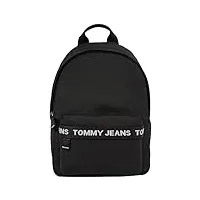 tommy jeans femme sac à dos essentials bagage cabine, multicolore (black), taille unique