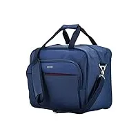 bontour air wizzair/vueling/volotea sac de cabine 40x30x20 cm, sac pour sous le siège, sac d'avion, sac de sport de week-end, bleu, bagages à main