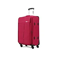 zhangqiang valise trolley de voyage sac fourre-tout à roulettes valise de cabine - bagage de cabine valise à roulettes légère ajustement parfait pour et convient à la plupart des grandes compagnies