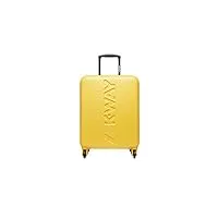 kway - valise k-way k-r cabine trolley jaune