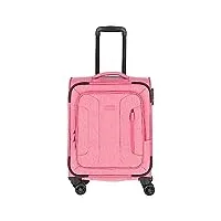 travelite boja cabines à 4 roulettes valise à 4 roues 55 cm 2,6 kg, rose bonbon