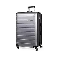 pierre cardin valise rigide voyager de 71.1 cm – bagage de voyage avec 4 roulettes pivotantes,poignée télescopique, l, ensemble de bagages