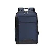 sefax sac à dos for ordinateur portable for femme et homme, sac d'ordinateur rembourré résistant à l'eau de 15,6 pouces avec port de charge usb