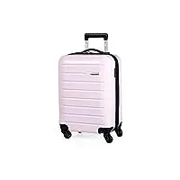 pierre cardin voyager valise de 53.3 cm – valise de voyage rigide approuvée ba avec 4 roulettes pivotantes, s, ensemble de bagages