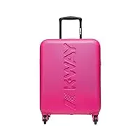 k-way trolley à bagages à main, rose, s