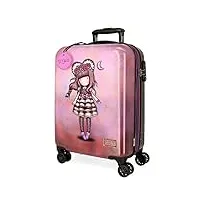gorjuss valise frida rose, rose, taille unique, valise cabine