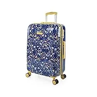 skpat - valise moyenne - valise rigide. valise a roulette. valise soute avion - valise de voyage résistante en polycarbonate - valise ultra légère, cadenas à combinaison 134460, bleu