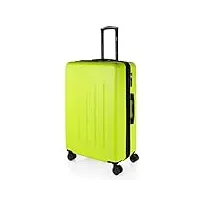 skpat - valise grande taille. grande valise rigide 4 roulettes - valise grande taille xxl ultra légère - valise de voyage. combinaison verrouillage 175170, pistache