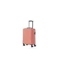 travelite valise à main 4 roues petite 37 litres, série de bagages bali : valise trolley rigide en abs conforme à la norme iata pour les bagages à bord, 55 cm