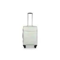 stratic light + valise souple à roulettes valise à roulettes bagage à main avec serrure à valise tsa 4 roulettes extensible, menthe, 67 cm, taille m