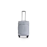 stratic mix valise souple à roulettes valise à roulettes bagage à main serrure à valise tsa 4 roulettes extensible, acier, m, taille m