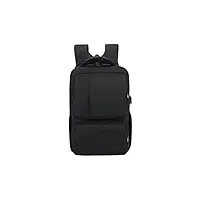eddha sac à dos pour homme - sac de voyage pour ordinateur portable de 15,6" - tendance - multi-poches - pour adolescents et étudiants