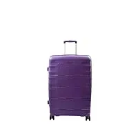 a1 fashion goods arcturus bagages à roulettes 8 roulettes extensibles rigides valise tsa lock sacs de voyage, violet, medium | 66x45x26/5cm/ 3.50kg, 67+13l, valise