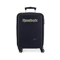 reebok summerville valise cabine bleu 38x55x20 cms rigide abs serrure latérale à combinaison 35l 2 kgs 4 doubles roues bagage à main