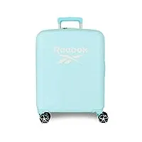 valise cabine reebok roxbury turquoise 40x55x20 cm abs rigide serrure tsa intégrée 38,4l 2 kgs 4 roues doubles bagage à main