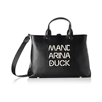 mandarina duck lady duck, tote femme, noir, taille unique