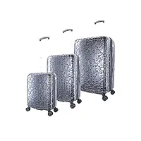elle ensemble bagages de voyage alors 3 pièces ensemble de valise de voyage/trolleyset - anthracite