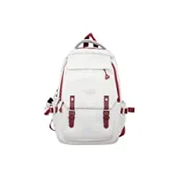 qronces à dos d'école capacité en nylon bookbag sacs à dos pour ordinateur portable pour adolescents jeunes voyage à dos Étudiant casual daypack à dos léger