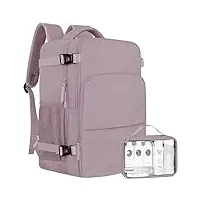 sinaliy sac à dos de voyage pour femme, sac à dos de voyage, taille personnelle, sac à dos pour ordinateur portable de 40,6 cm avec plusieurs poches, sac d'ordinateur universitaire, sac à dos de