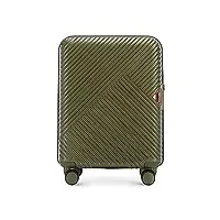 wittchen ensemble valise trolley 3 pièces trolley à coque rigide en polycarbonate 4 roues serrure à combinaison tsa (s+m+l) olive