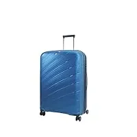 alpini ventini. valise 100% polypropylène garantie 5 ans (bleu prétrol (blue), l (large) - 101l- 76x52.5x31cm - 4.20kg)
