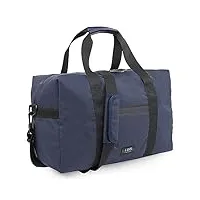 lois - sac de voyage grande capacité - sac de voyage femme homme - sac de voyage cabine avion - sac weekend femme cabine - sac polochon voyage - sac de sport souple, bleu