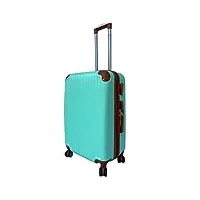 little marcel valise moyenne taille 65 cm rigide abs vert pastel