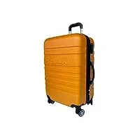 little marcel valise grande taille 75 cm rigide abs orange