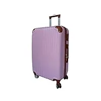 little marcel valise cabine 55 cm rigide abs rose