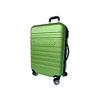 little marcel valise grande taille 75 cm rigide abs vert anis