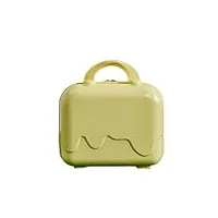syrisora ​​14 pouces mallette de transport cosmétique coque rigide polyvalente petit bagage de voyage portable pour les filles voyageant en dehors des activités (14 pouces)