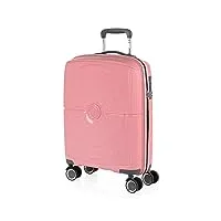 jaslen - valise cabine avion - bagages cabine - petite valise rigide 4 roulettes - valise ultra légère avec cadenas à combinaison - bagage cabine résistant, rose