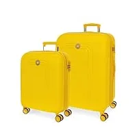 movom riga set valise taille unique, jaune, taille standard, ensemble de valises