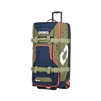 ogio ogio rig 9800 valise de voyage à roulettes ultra-résistante et protectrice (capacité 123 l) noir, midnight olive, taille unique, rig 9800 sac de voyage à roulettes