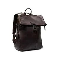the chesterfield brand savona sac à dos en cuir avec compartiment pour ordinateur portable 40 cm, marron