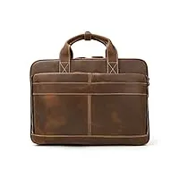 ondian porte-documents pour hommes, sac à main vintage, sac à bandoulière, sac d'ordinateur, sac d'affaires