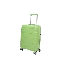 a1 fashion goods arcturus bagages à roulettes 8 roulettes extensibles rigides valise tsa lock sacs de voyage, vert citron, cabin | 55x36x20cm/ 2.70kg, 35l, valise