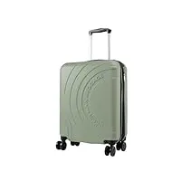 cabin max valise velocity - 55x40x20 cm - valise extensible (55 x 40 x 25 cm) - convient pour ryanair, easyjet, jet 2, iberia, lufthansa, tui, eurowings, ba (bodo vert 3.0)