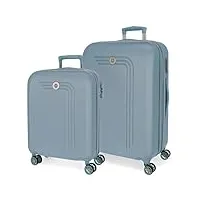 movom riga lot de valises, taille unique, bleu, talla única, ensemble de valises
