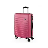 skpat - valise moyenne, valises rigides, valise rigide, valise semaine pour tout voyage, valise soute de luxe 175260, fuchsia