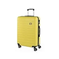 skpat - valise moyenne, valises rigides, valise rigide, valise semaine pour tout voyage, valise soute de luxe 175260, jaune