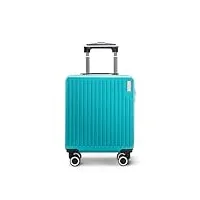 lugg vacay valise de cabine légère de 38,1 cm approuvée avec coque en abs, protection imperméable et système de verrouillage sûr, sans jet facile, sous le siège (45 x 36 x 20 cm), bleu océan, 38 cm,