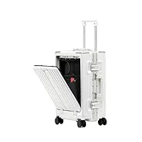 bagage cabine valise cabine bagage À main de grande capacité avec port de chargement usb valise légère de verrouillage des douanes tsa bagage valises de voyage valise (color : c, size : 20 in)