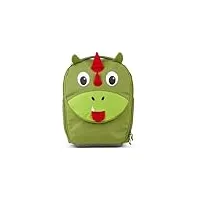 affenzahn valise pour enfant pour bagage à main, valise de voyage pour enfant, dragon - vert, taille unique