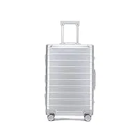 eypkpl bagages cabine valises à roulettes bagages de luxe légers à bords durs en alliage d'aluminium et de magnésium bagages à main valise de grande capacité utilisation douce