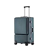 eypkpl bagages cabine valises de bagage à main rechargeables avec roulettes valise de conception de séparation sèche et humide valises de garde-corps réglables utilisation douce