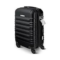 kesser® valise de voyage rigide avec pèse-bagage + étiquette de bagage trolley valise à roulettes valise à roulettes valise à roulettes valise à combinaison 4 roulettes abs rigide poignée télescopique