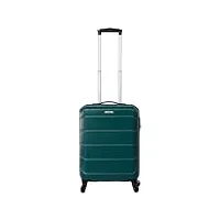 totto - valise rigide rayatta - valise de cabine - bistro green - couleur verte - bagage de cabine - séparateur interne - doublure en polyester, vert, travel